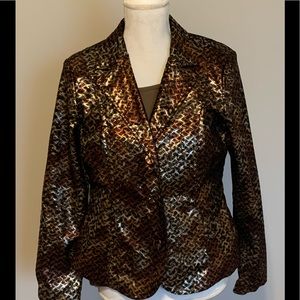 NWOT! Erin London Bronze Blazer